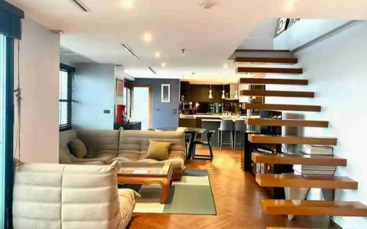 Panoramic 2BR Duplex Penthouse at Sukhumvit Suite