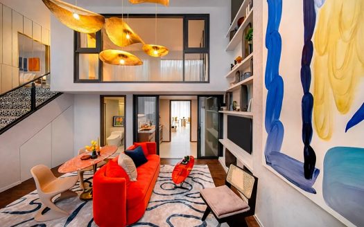 Luxury 2-Bedroom Loft at SHUSH Ratchathewi